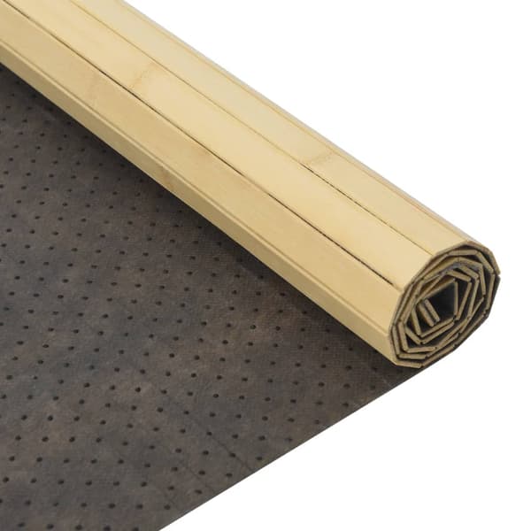 vidaXL Rektangulär matta, ljus naturfärgad, 60x200 cm, bambu