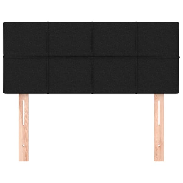 vidaXL sengegavl sort 80x5x78/88 cm stof
