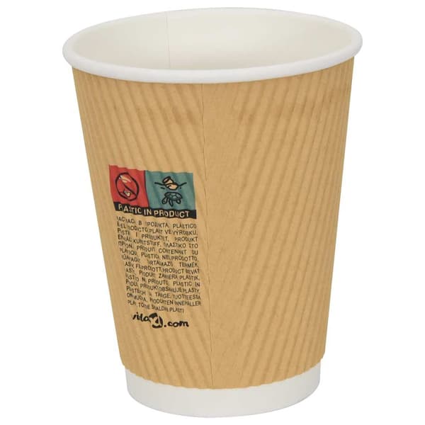 vidaXL papkrus, 500 stk., 300 ml, brun