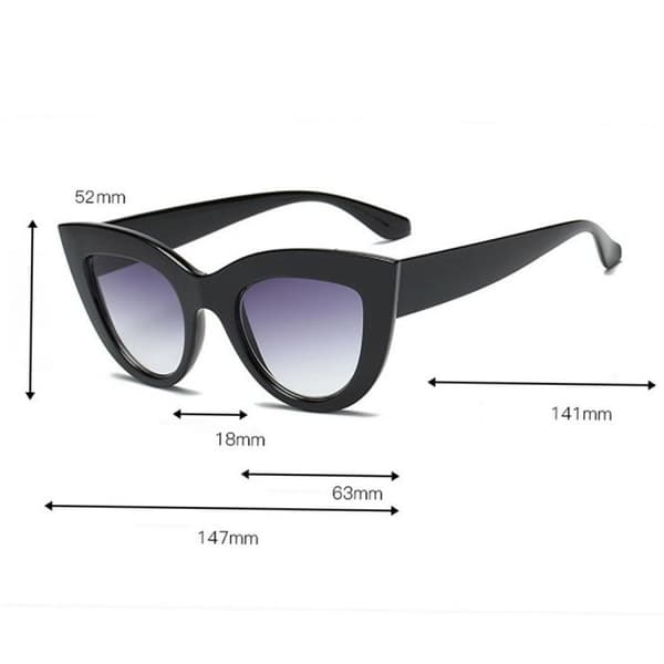 Matte Black Cat solglasögon OK141WZ2