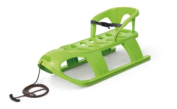BEZZY SEAT slæde med ryglæn | Grøn