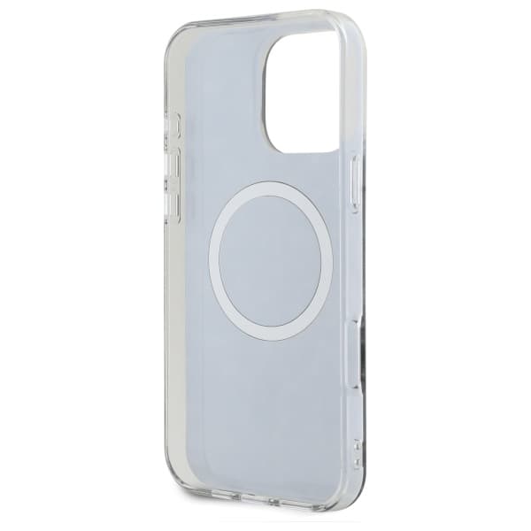 US Polo IML Ring MagSafe -kotelo iPhone 16 Pro Maxille, musta