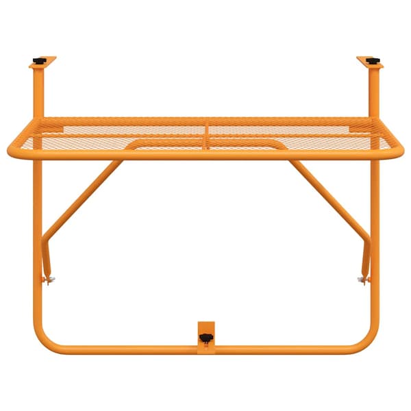 vidaXL altanbord gul 60x40 cm stål