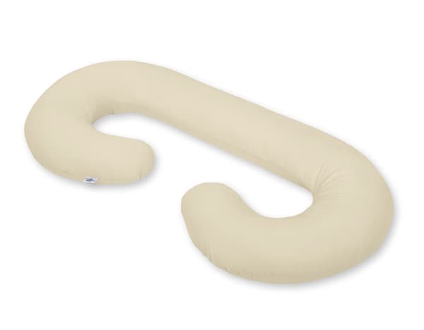 Bomullsöverdrag till graviditetskudde typ C - beige