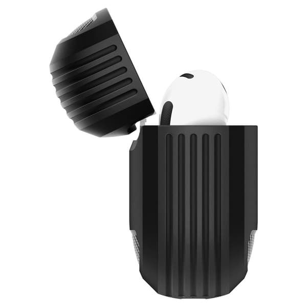 AirPods 4 Rustfritt Armor-skal – Svart