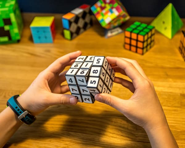 SPEED CUBE Sudoku Terning - HVID