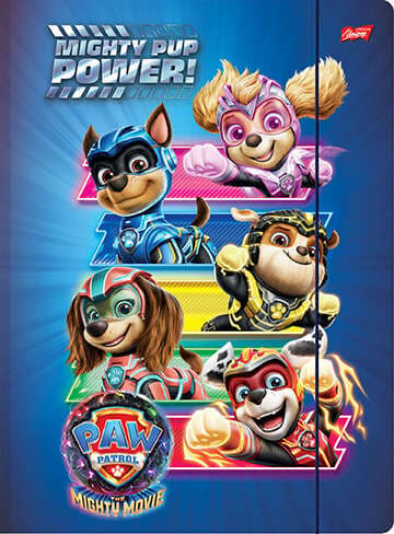 Mappe med elastik A4 - 300g/m2. Paw Patrol.