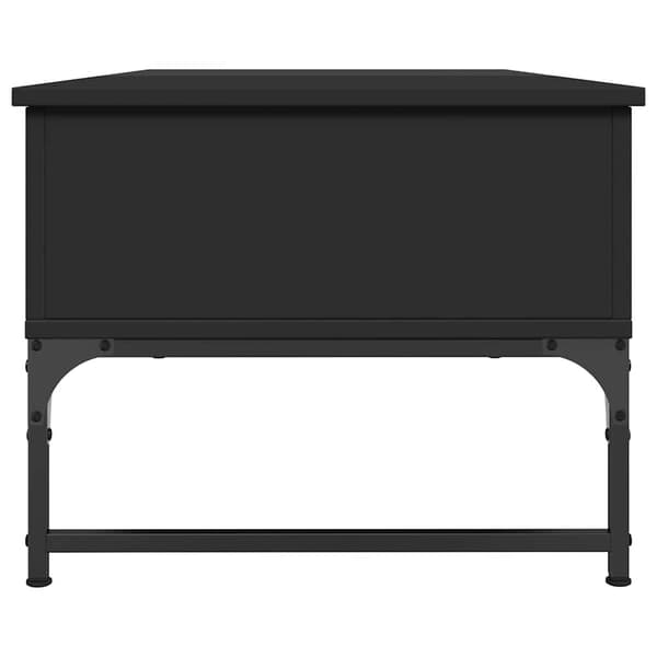 vidaXL sofabord, sort, 100x50x40 cm
