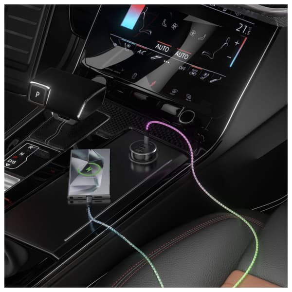 4smarts USB-C til USB-C 60W 1,5m RGB-kabel