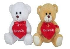 Bamse med hjerte 24 cm MIX