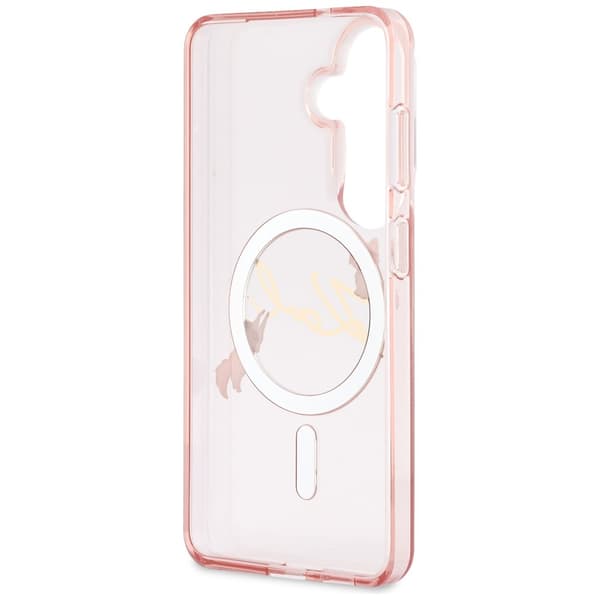 Karl Lagerfeld IML KC Script MagSafe-etui til Samsung Galaxy S26 Pink