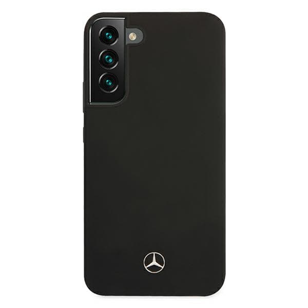 Mercedes Silikone Line Etui til Galaxy S22+, Sort
