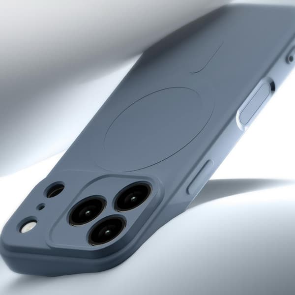 Mercury Semi-Silicone MagSafe-etui til iPhone 17 Pro, blå