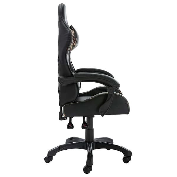 vidaXL gamingstol, sort og camouflage, kunstlæder