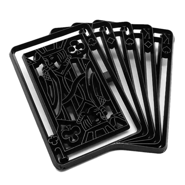 Formar, kakformar, marsipanformar, pokerkort