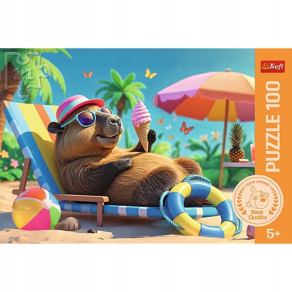 16537 "100 - Afslappende Capybara-stil" / FSC