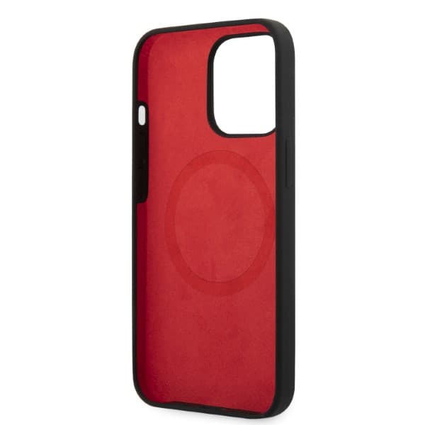 Ferrari Silikone MagSafe-etui til iPhone 13 Pro, Sort