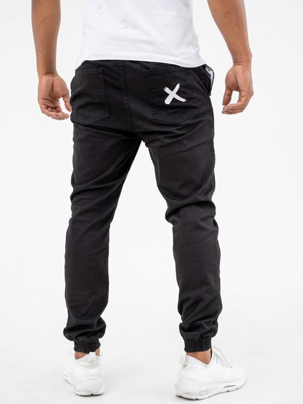 Point X Pocket Joggingbukser Sort/Hvid L