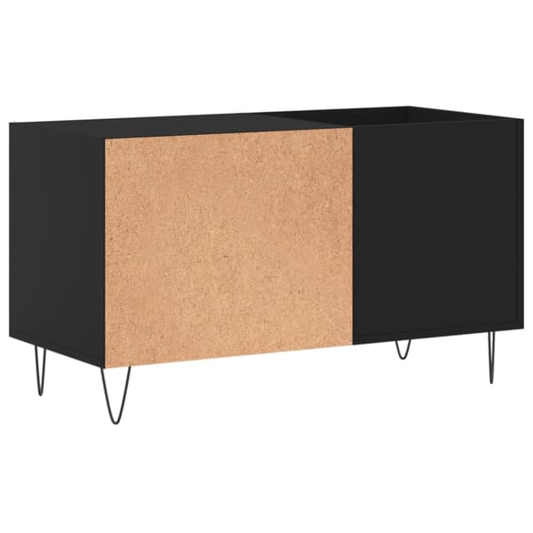 vidaXL pladeskab sort 85x38x48 cm træbaseret materiale