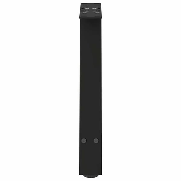 vidaXL sofabordsben, 2 stk., sort, 50x(42-43) cm, stål
