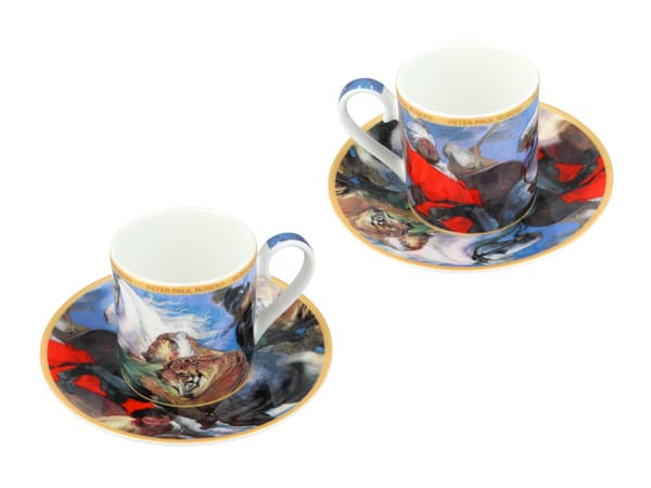 Set med 2 espressokoppar - PP Rubens (CARMANI)