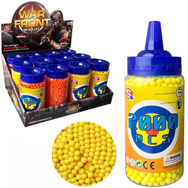 Pistoolin pallot 2000 kpl MIX