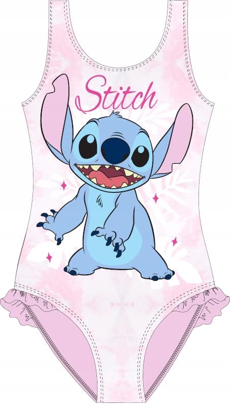 Stitch badedragt pink 98/104