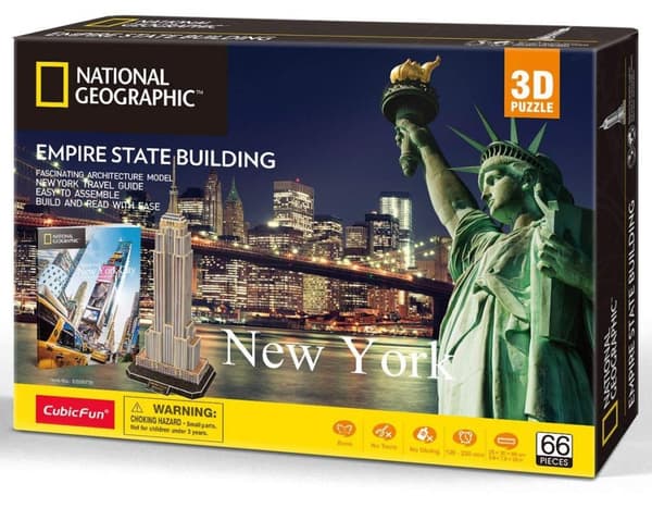 3D-PUSLESPIL NATIONAL GEO - EMPIRE STATE BUILDING 977