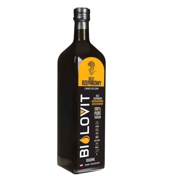 Bilovit - Koldpresset rapsolie - 1000 ml
