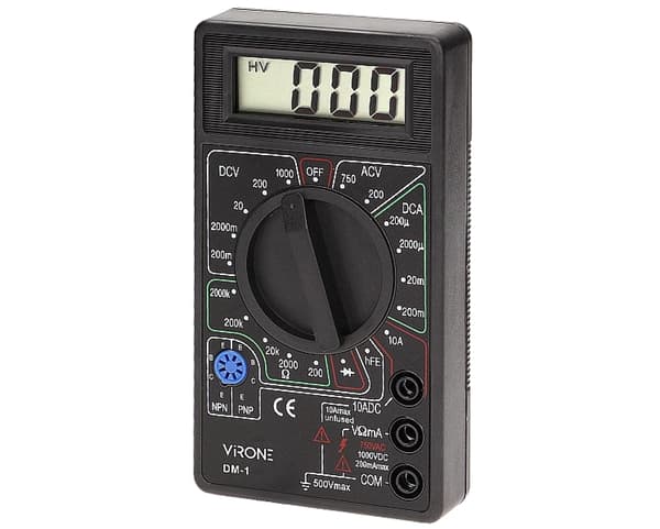 Strömmätare Universal Multimeter Amperemeter Voltmeter Ohmmeter LCD
