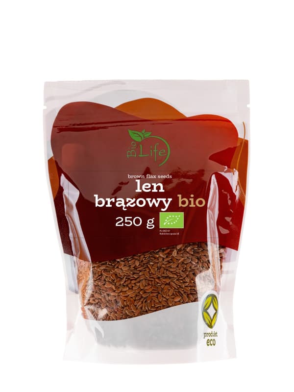 Ekologiska bruna linfrön 250g