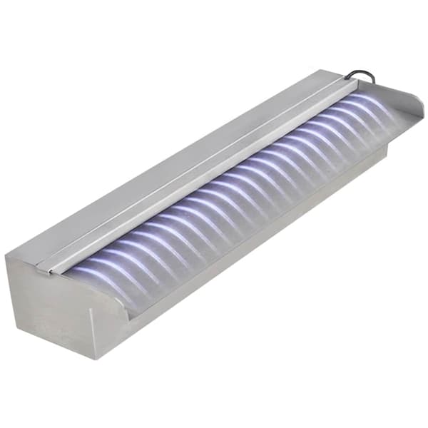vidaXL damfontæne med LED-belysning 45 cm
