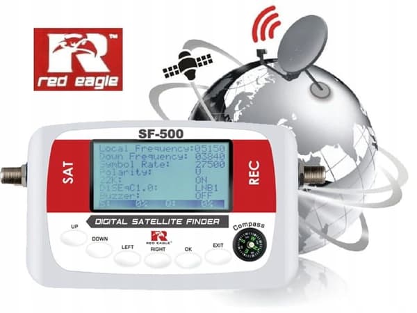 Red Eagle SF-500 DVB-S2 digital satellitsignalmåler
