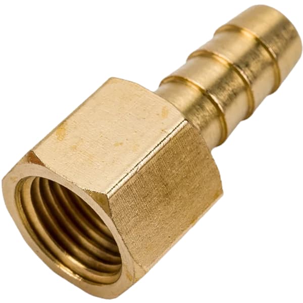 ROCKFORCE PNEUMATIC forbindelse, indvendig gevind 1/4" HERRINGBONE 8mm 2 stk + klemmer