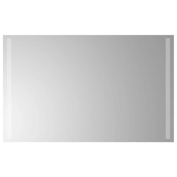 vidaXL Badrumsspegel med LED, 50x80 cm