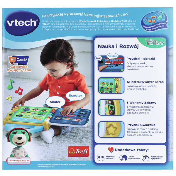 VTech Treflik interaktiivinen leluajoneuvosanakirja