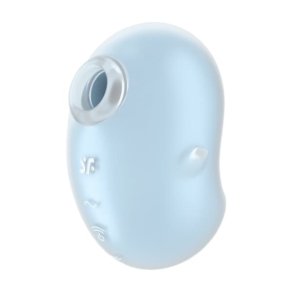 Satisfyer Cutie Ghost modell Air Pulse vattentät silikon vit
