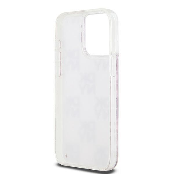 DKNY Liquid Glitter Multilogo-cover til iPhone 15 Pro Max, lyserød
