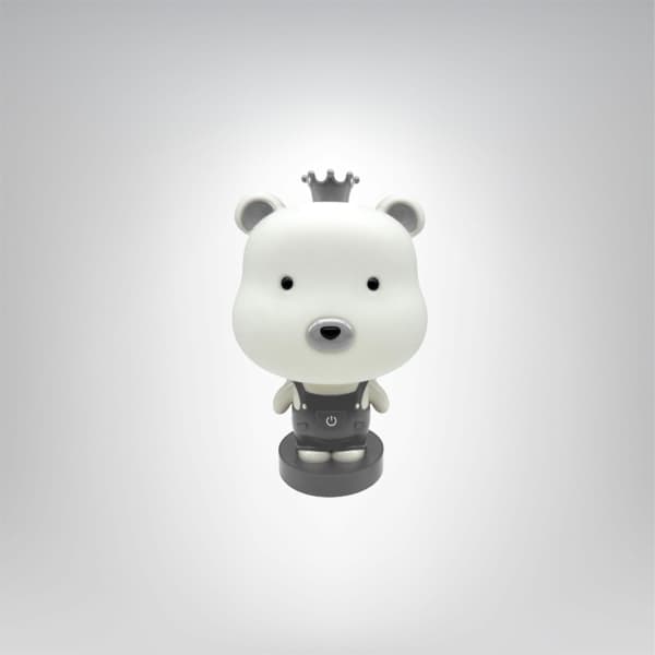 Dekorativ lampe til bamse E14 - Grå