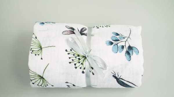 MUSLIN-LAKAN 120x60 växter