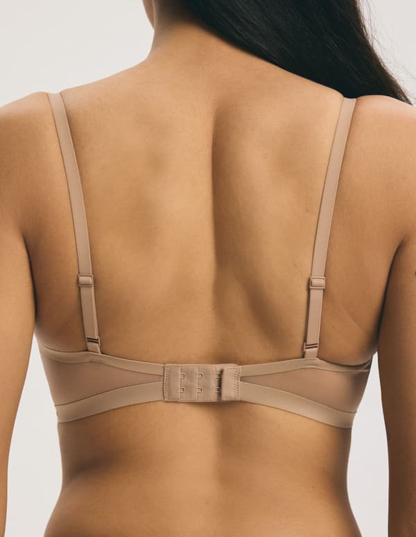 BASIC Esotiq kaaritueton push-up-rintaliivi | beige 70C