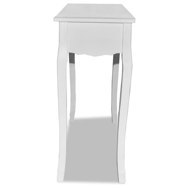 vidaXL Garderobskonsolbord, Vit