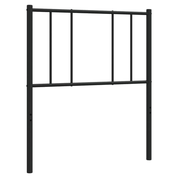 vidaXL metalsengegavl sort 107 cm