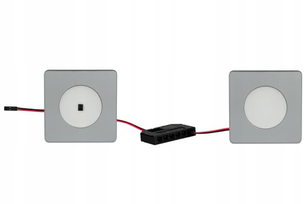 Infälld LED-möbellampa 3W IR-sensor infraröd silver 6000K SLL03