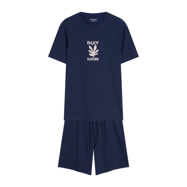 Legend Henderson Herrepyjamas | Marineblå XL