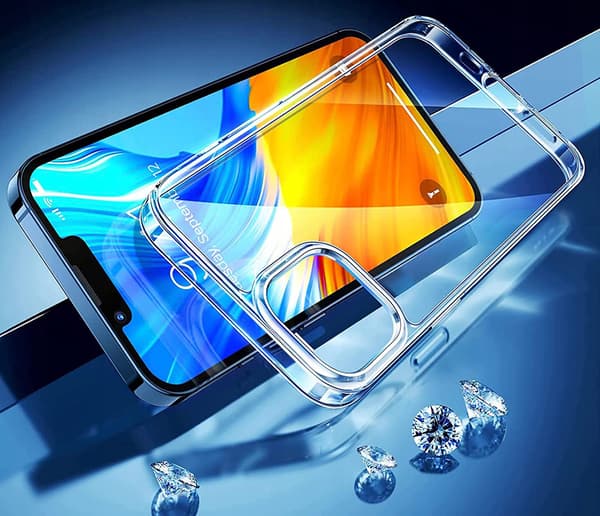 Etui til iPhone 13 | 14 Silikone Klar Etui Slim Back + 9H Glas
