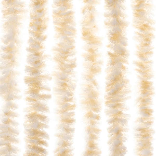 vidaXL Flugnät beige och vit 90x200 cm chenille