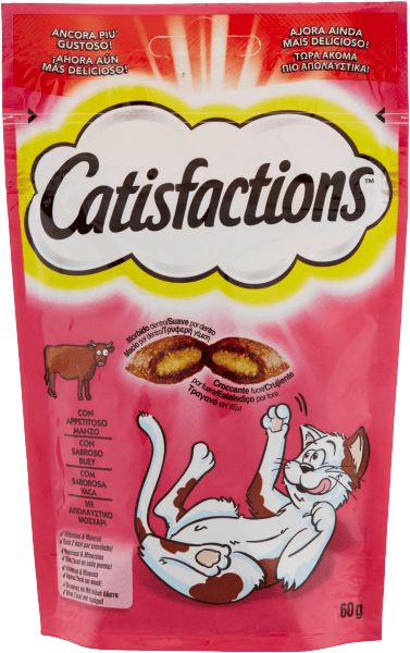 Oksekødsgodbid til katte 60g - Catisfactions