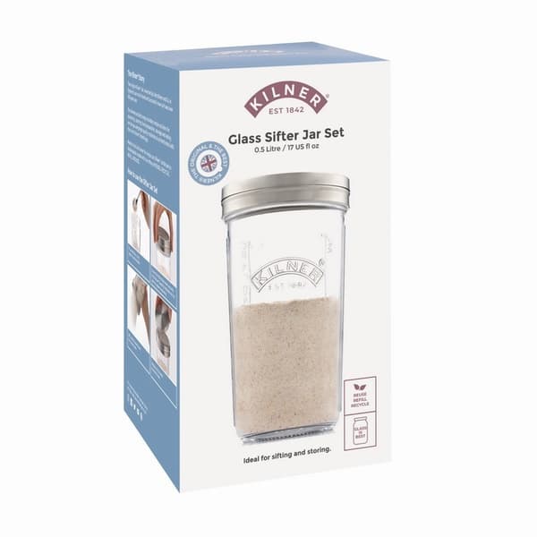Sifter/Kilner-seula- ja säilytyspurkki