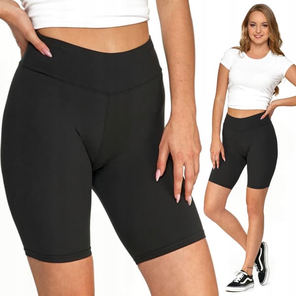 MORAJ 3XL sorte højtaljede cykelshorts